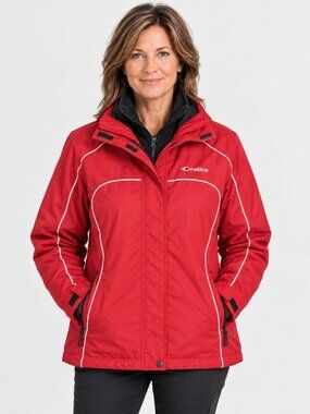 Red Blue 3-in-1 Winter Jacket
